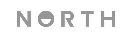 north logo gris